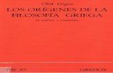 Libro - Olof Gigon - Los Orígenes de La Filosofía Griega