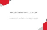 Maestría en Geometalurgia -LECTURAS