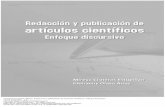 Redacción y Publicación de Artículos Científicos Enfoque Discursivo