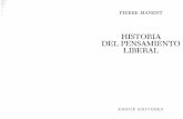 Manent, Pierre - Historia Del Pensamiento Liberal
