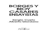El Ensayo Literario 1 Borges y Bioy Casares Ensayistas