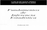 Ruiz-Maya Perez Pliego Fundamentos Inferencia Estadistica 1999 Spanish