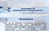 Abdominal Paracentesis, AP, Abdominal Tap