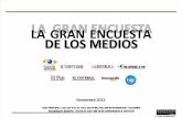 LA GRAN ENCUESTA DE LOS MEDIOS ELECCIONES 2014