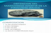 Obtencion Del Manganeso Apartir de La Pirolusita (
