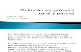 Expo Oclusion en Protesis Total y Parcial