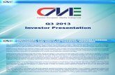 Cme q3 2013 Investor Presentation