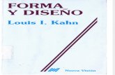 Louis I. Kahn - Forma y Diseño