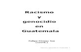 Racismo y Genocidio en Guatemala