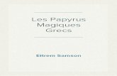 Eitrem Samson - Les Papyrus Magiques Grecs