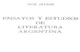 Jitrik Noé - Soledad y urbanidad. Adaptación del romanticismo en Argentina
