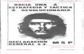 Declaracion General del Movimiento Socialista Popular - Hacia una estratégia y táctica revolucionaria - MSP.pdf