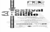 36 Festival Internacional de Cine Indpendiente de Elche. Papeleta Votación.