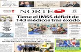Periódico Norte de Ciudad Juárez edición impresa 15 de julio de 2013