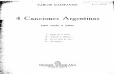 Canciones Argentinas [Guastavino]
