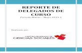 Reporte Delegados de Curso Marzo-Mayo 2013-1