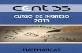SIMELA Matematica Modulo 1 Ingreso2013