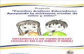 Familias Andinas Educadoras: Apoyando la asistencia escolar de niños y niñas