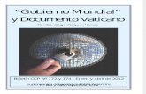 Gobierno Mundial y Documento Vaticano.-Santiago Roque Alonso