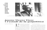 Jaume Vicens Vives i la geopol­tica (II)