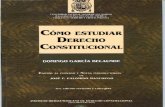Como Estudiar Derecho Constitucional Domingo Garcia Belaunde