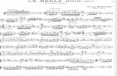 Messiaen El Mirlo Negro-flauta