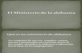 El Ministerio de La Alabanza