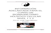 INFORMACION ADELANTADA CURSO BIOMAGNETISMO 1 Y 2