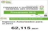 Presupuesto del Poder Ejecutivo del Estado de Nuevo León para 2013