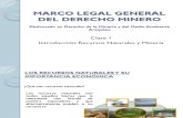 MARCO LEGAL GENERAL DEL DERECHO MINERO