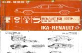 Despiece de Renault 12 de 1971