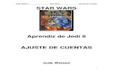 Star Wars - Aprendiz de Jedi 08 - Ajuste de Cuentas