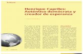 Henrique Capriles: Auténtico demócrata y creador de Esperanza (La Nación 2370, Octubre 2012)