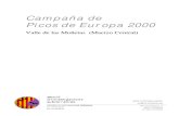 2000 Memòria Campanya Picos Europa (Valle de las Moñetas) ESPAÑOL