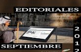 Editoriales Palestina Hoy Septiembre 2012