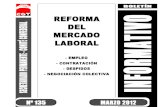 Reforma Laboral Boletin informativo marzo  2012