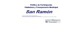Política Municipal de Transparencia San Ramón