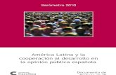 América Latina y la cooperación al desarrollo en la opinión pública española