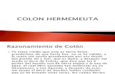 COLON HERMENEUTA Y LOS INDIOS