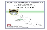 Informe Sobre Recurso de Agua en El Salvador