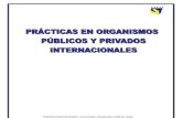 Practicas en Organismos Publicos y Privados Internacionales[1]