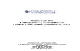 Barómetro de Corrupción Global 2007 de Transparencia Internacional