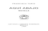 Francisco Tario - Aqu Abajo