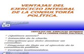 Ventajas del ejercicio integral de la Consultoría Política - Alberto Castaños