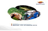 RSE - Reporte de Sustentabilidad de Repsol Ypf Ecuador 2010