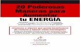 20 Maneras Aumentar Energia [Leo Alcala] Reporter Especial
