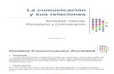 Teoría de la Comunicación - Sociedad, Ciencia, Periodismo y Comunicación