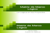 Matriz de Marco Lógico, La lógica en los Proyectos