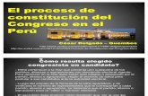 CDG - Proceso de Constitución del Congreso (Perú)
