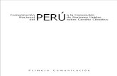 Primera Comunicacion Nacional Al CC - Peru